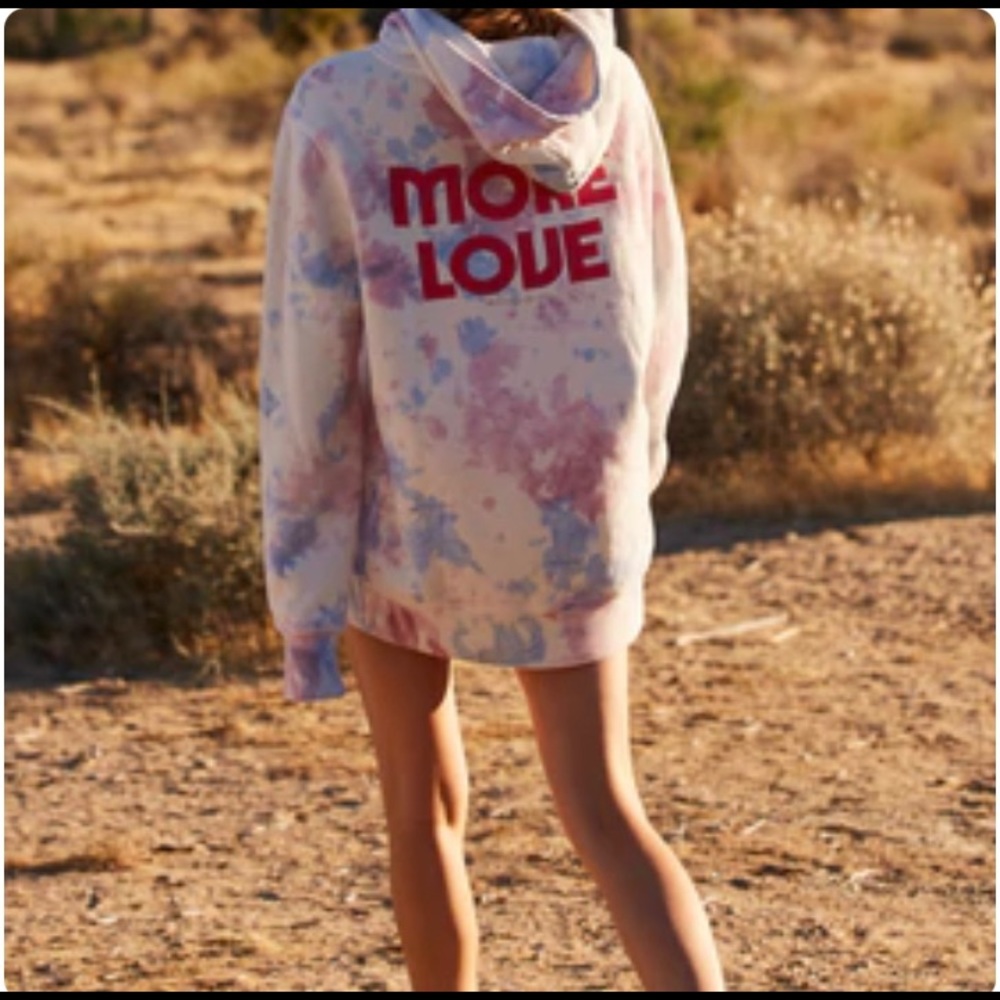 Spiritual gangster oversized more love hoodie